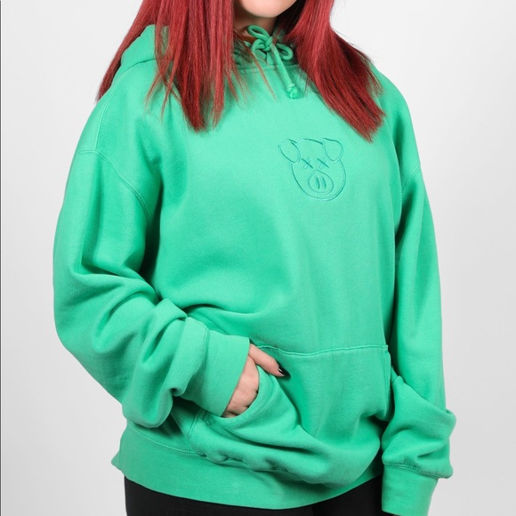 Embroidered Logo Hoodie Emerald Shane Dawson NEW - Picture 3 of 7